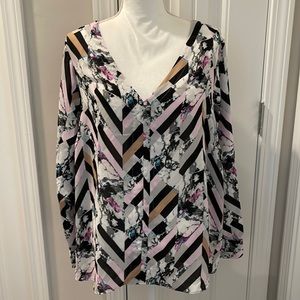 Jennifer Lopez long sleeve blouse Size 1X